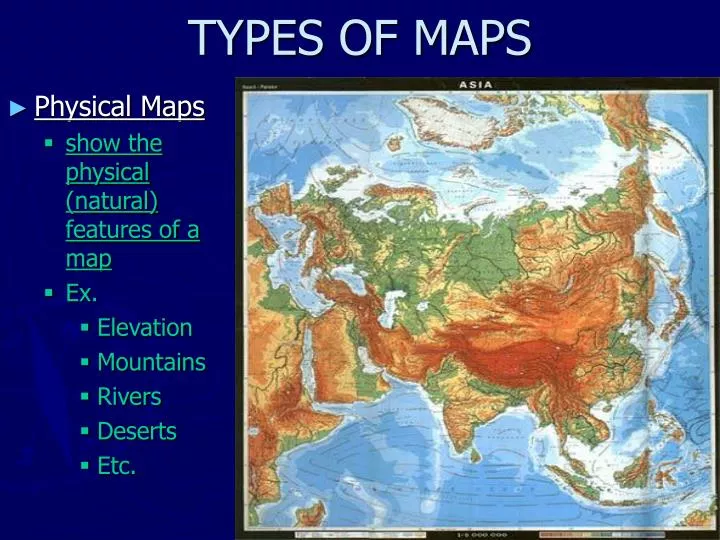 types of maps