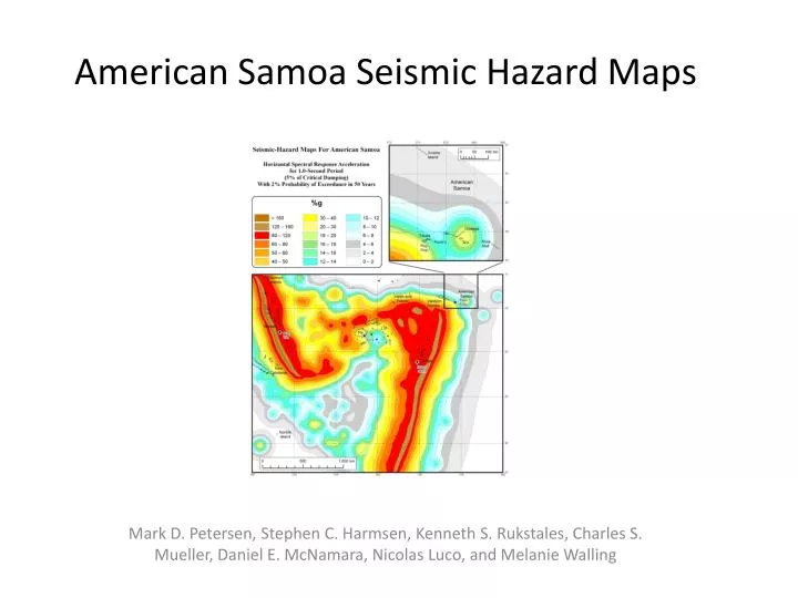 american samoa seismic hazard maps
