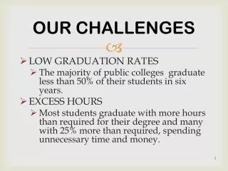 OUR CHALLENGES