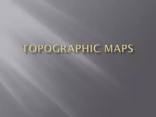 Topographic Maps