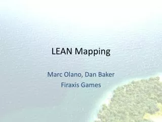 LEAN Mapping
