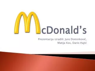 mcdonald s