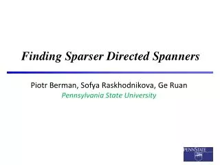 Finding Sparser Directed Spanners