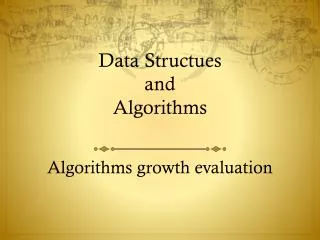 data structues and algorithms