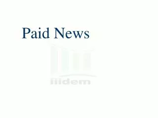 Paid News