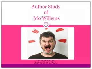 Author Study of Mo Willems
