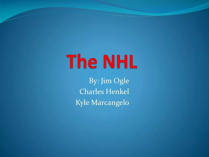 the nhl