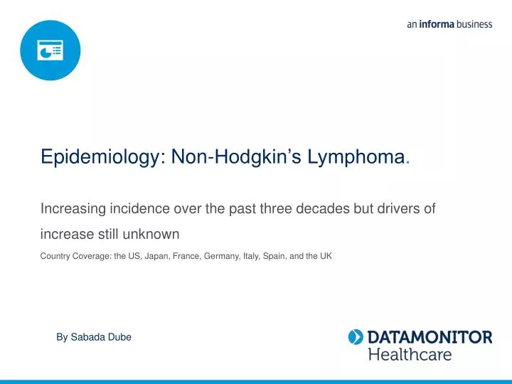 epidemiology non hodgkin s lymphoma