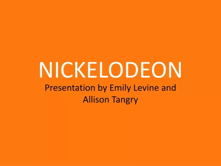 nickelodeon productions