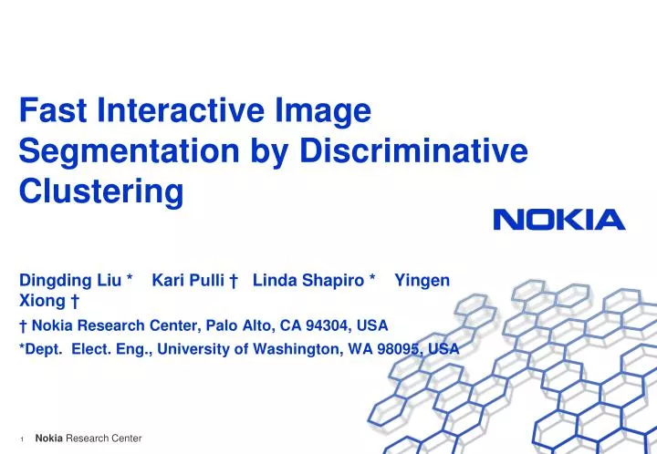 fast interactive image segmentation by discriminative clustering