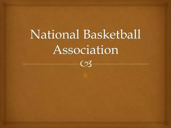 national basketball association