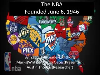 The NBA Founded June 6, 1946