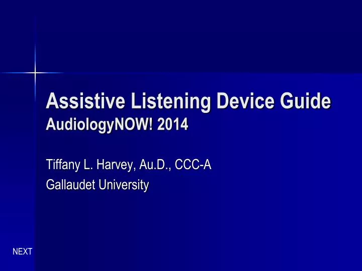 assistive listening device guide audiologynow 2014