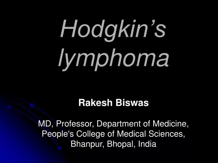 hodgkin s lymphoma