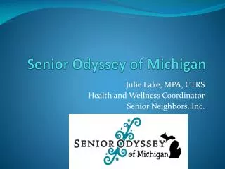 Senior Odyssey of Michigan