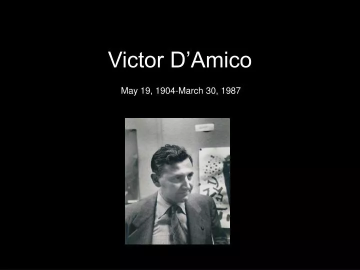 victor d amico