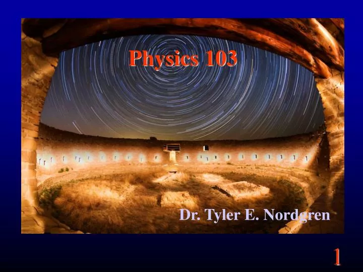 physics 103