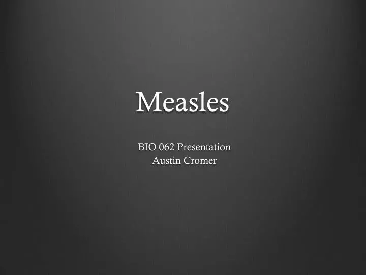 measles