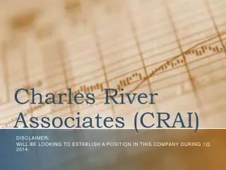 Charles River Associates (CRAI)