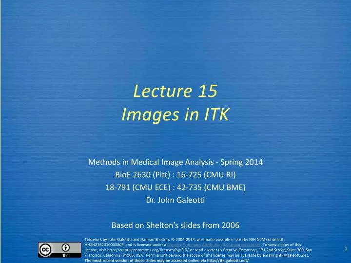 lecture 15 images in itk