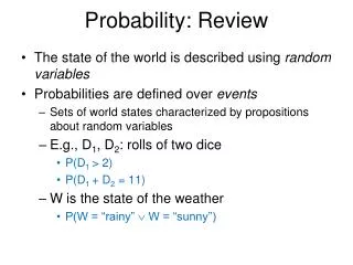 Probability: Review
