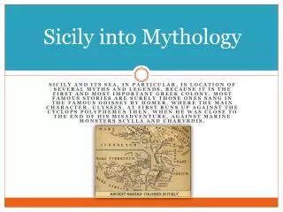 Sicily into Mythology