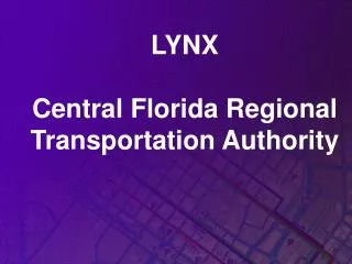 LYNX Central Florida Regional Transportation Authority