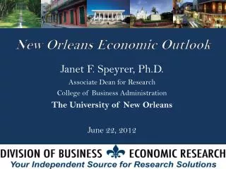 New Orleans Economic Outlook
