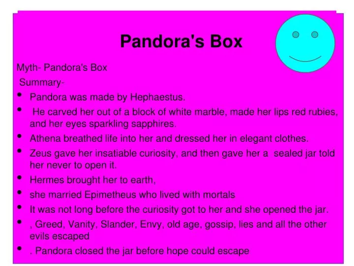 pandora s box