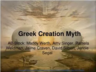 Greek Creation Myth