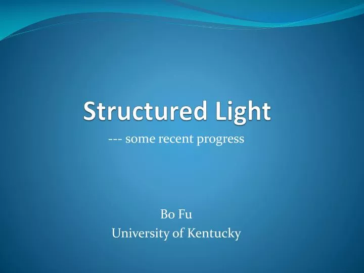 structured light