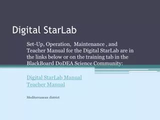 Digital StarLab
