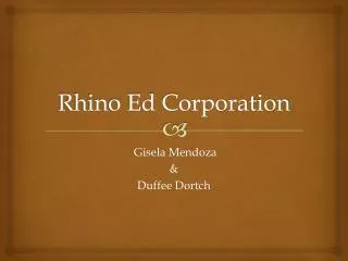 Rhino Ed Corporation