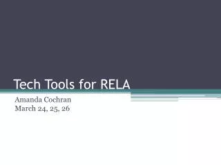 tech tools for rela