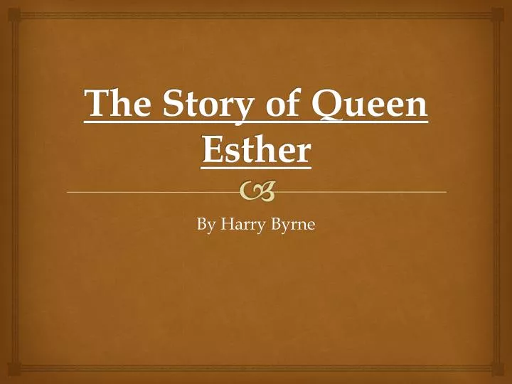 the story of queen esther
