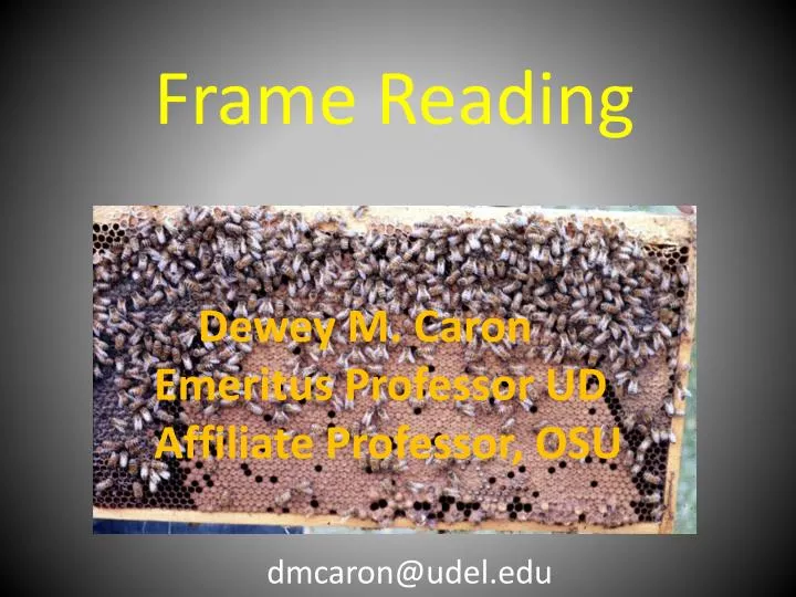 frame reading