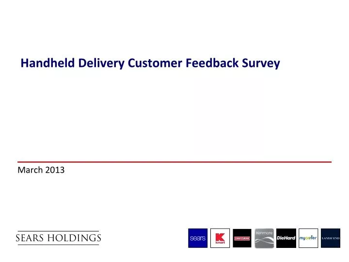handheld delivery customer feedback survey