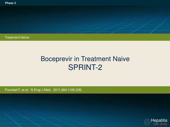 boceprevir in treatment naive sprint 2