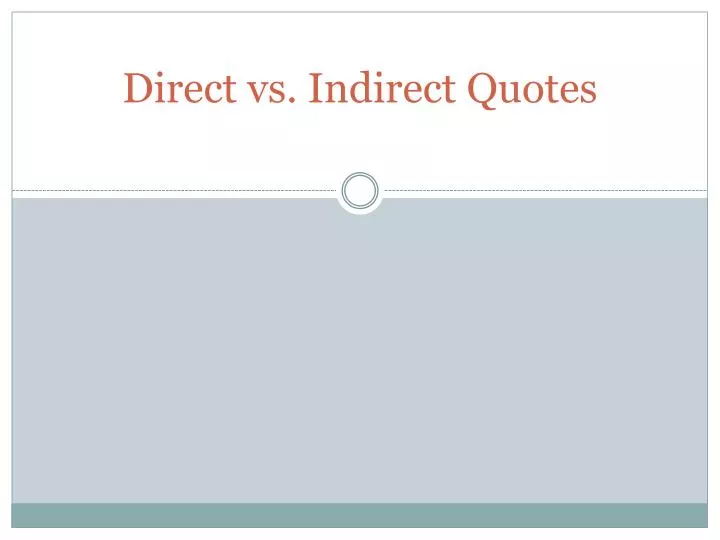 direct vs indirect quotes