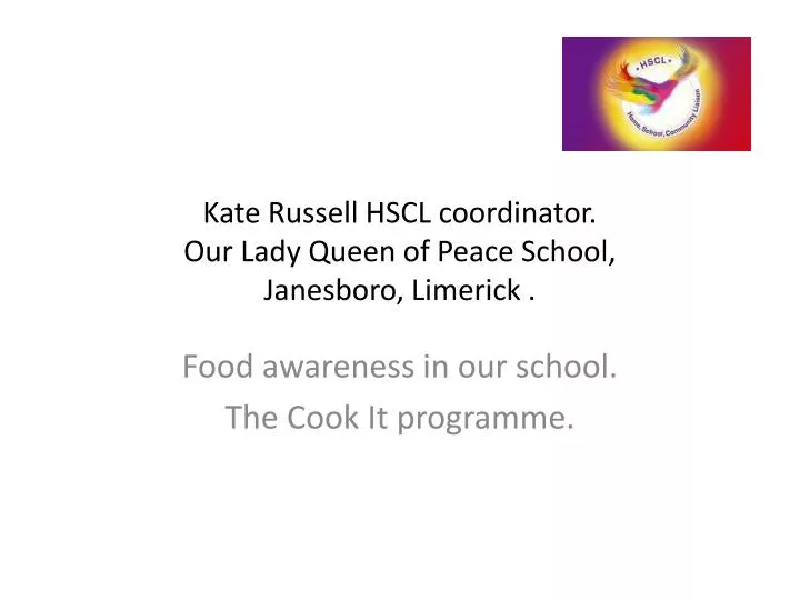 kate russell hscl coordinator our lady queen of peace school janesboro limerick