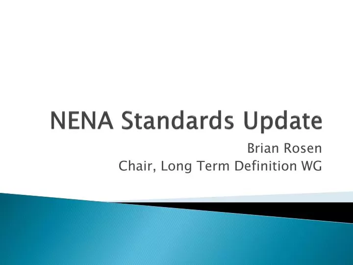 nena standards update