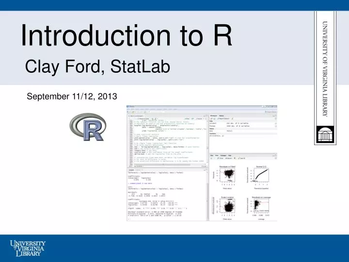 introduction to r