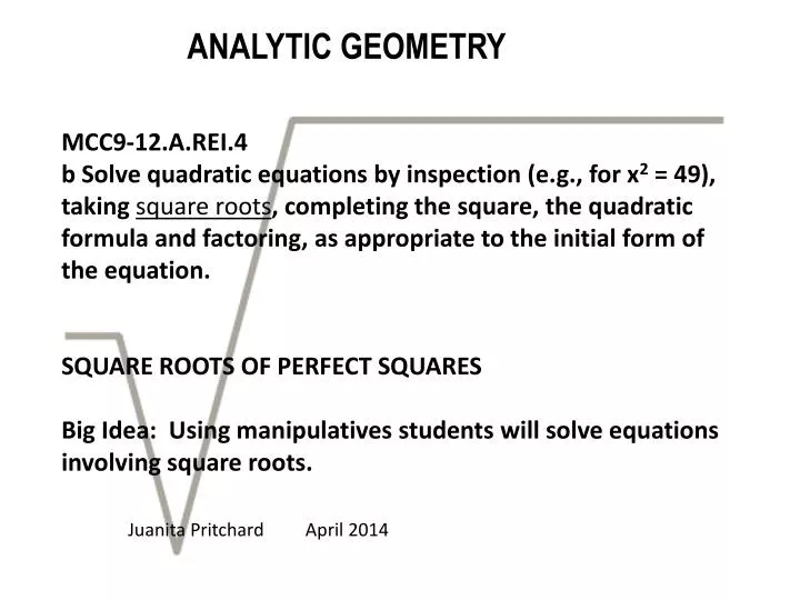 analytic geometry