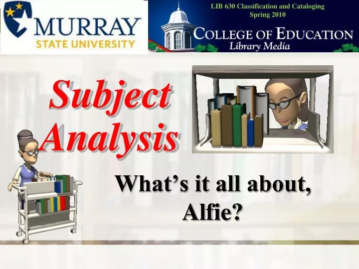 subject analysis