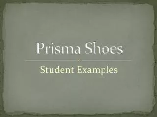 Prisma Shoes