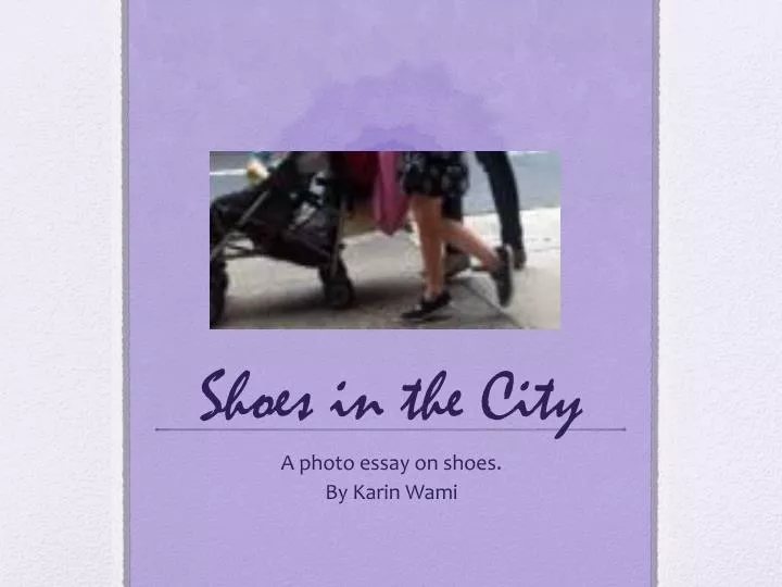 shoes in the city