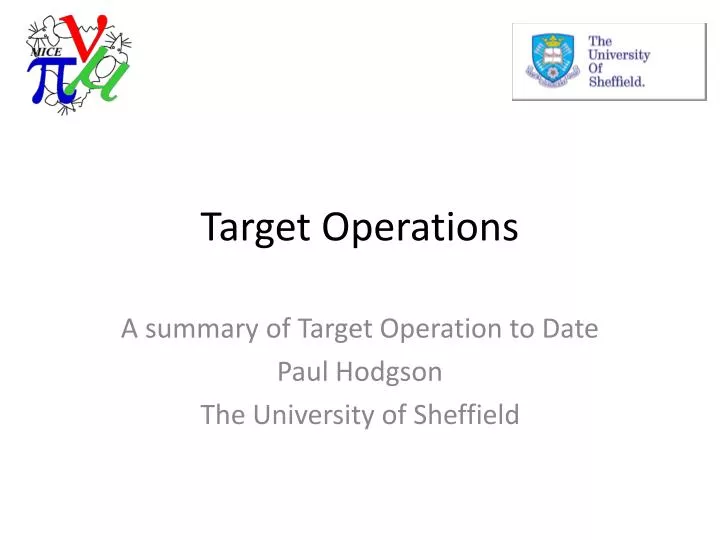 target operations