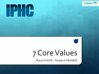 7 Core Values