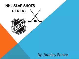 NHL Slap Shots