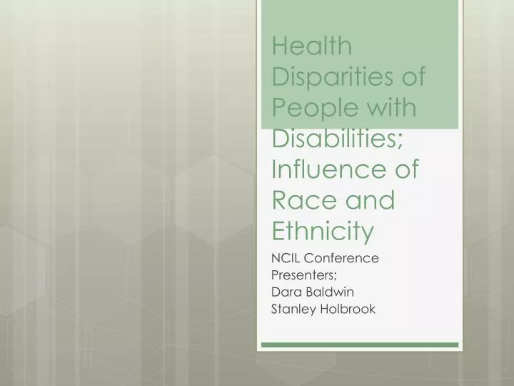 health disparities of people with disabilities influence of race and ethnicity